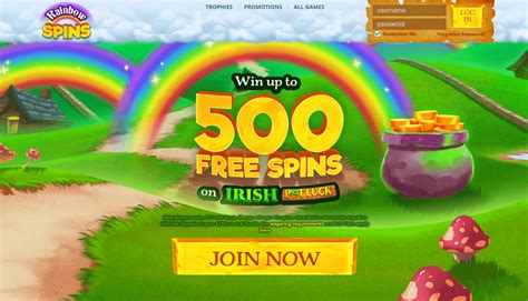 Rainbow spins casino codigo promocional